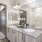 a bathroom with a marble countertop